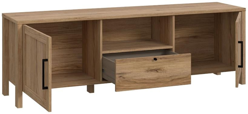 Malte Brun Waterford Oak 2 Door TV Unit