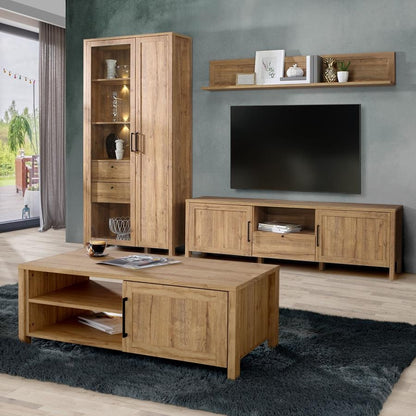 Malte Brun Waterford Oak 2 Door TV Unit