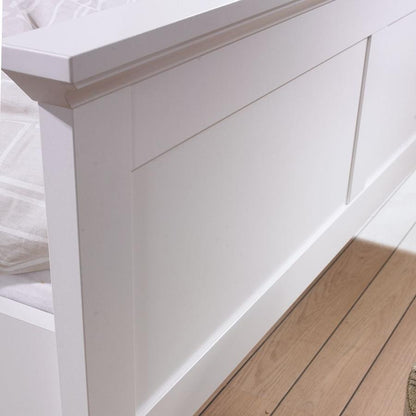 Paris White Single Bed