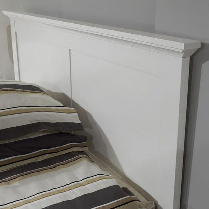 Paris White Single Bed