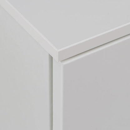 Sienna High Gloss White 2 Drawer Chest