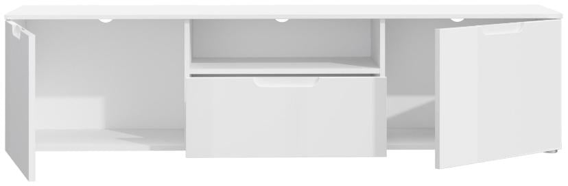 Sienna High Gloss White 2 Door TV Unit