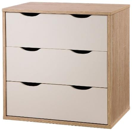 Alton White 3 Drawer Chest