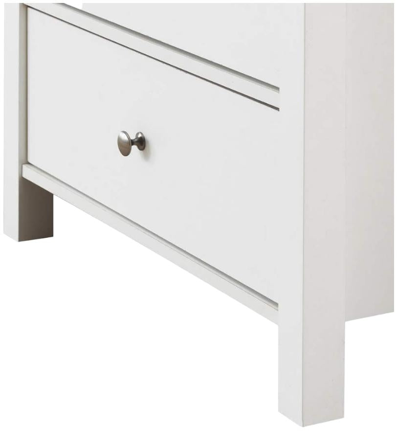 Astbury White and Oak 3 Drawer Chest