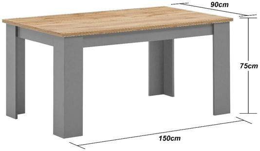 Lisbon 6 Seater Dining Table Set with 2 Benches and 2 Stool