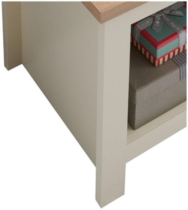 Lisbon Lamp Side Table - Cream