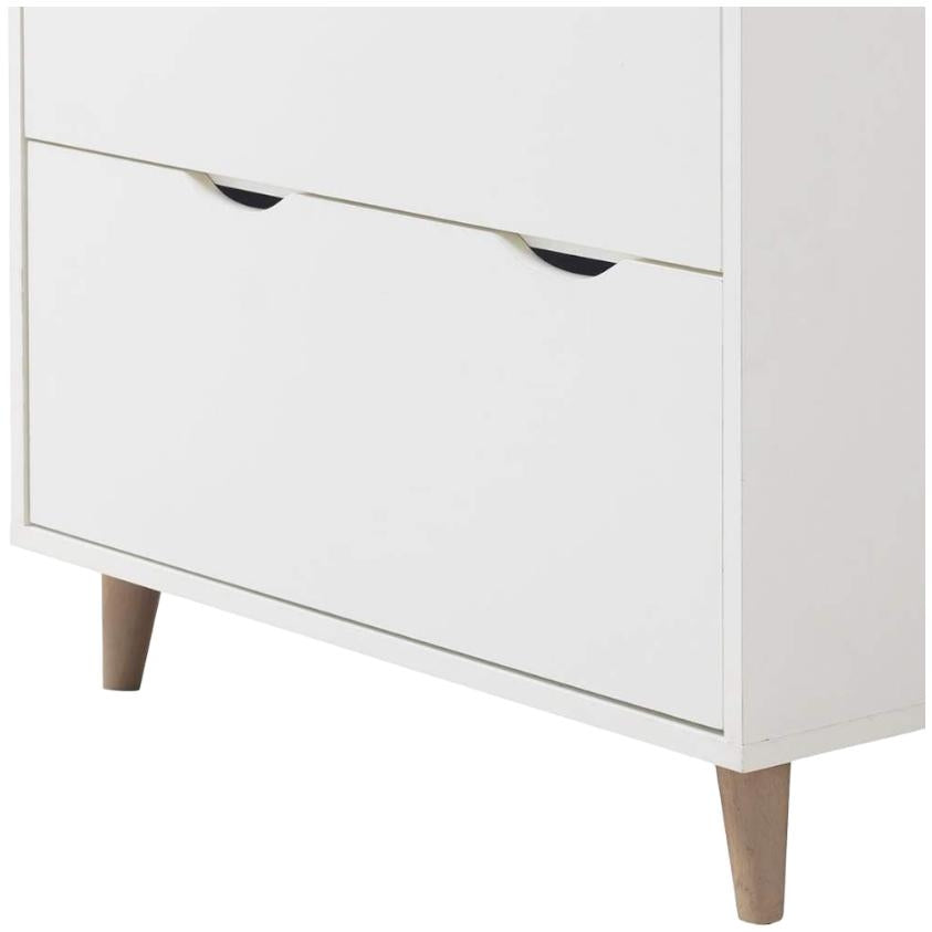 Pulford White 4 Drawer Chest