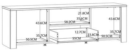 Bohol 2 Door 1 Drawer TV Unit