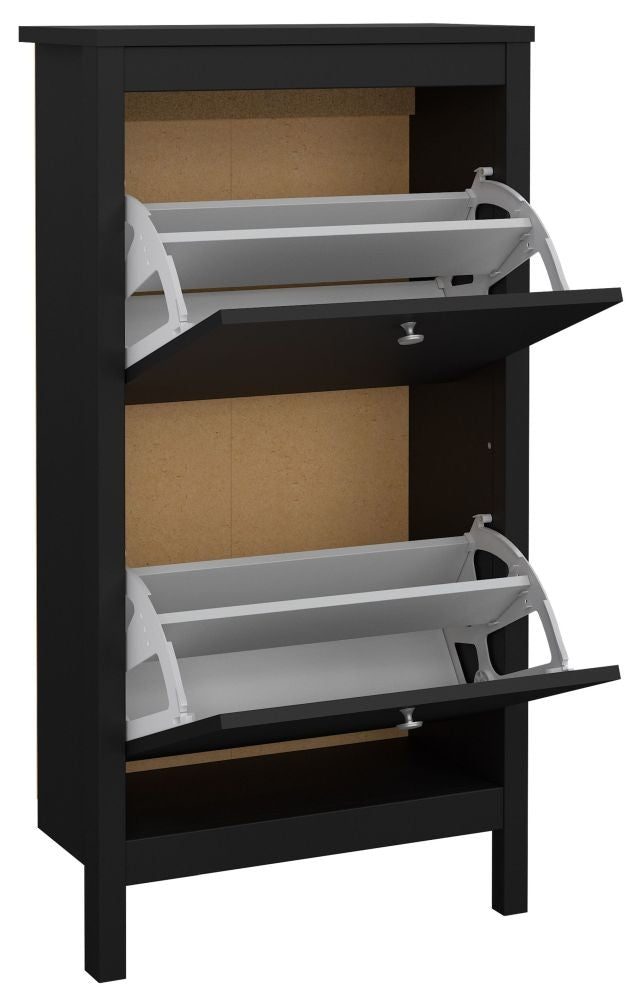 Madrid 2 Flip Down Door Shoe Cabinet