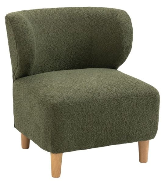 Josie Fabric Accent Chair - Comes in Grey, White and Moss Options