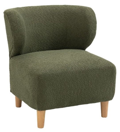 Josie Fabric Accent Chair - Comes in Grey, White and Moss Options