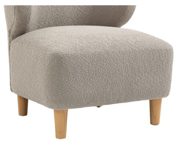 Josie Fabric Accent Chair - Comes in Grey, White and Moss Options