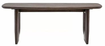 Arc Dark Mango Wood Dining Bench