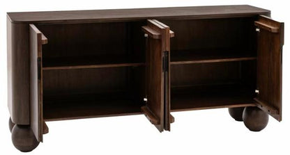 Sculpt Mango Wood 170cm Large Sideboard - 4 Doors