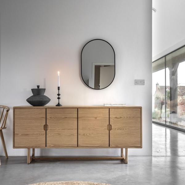 Craft 4 Door Sideboard - Comes in Natural and Smoked Options