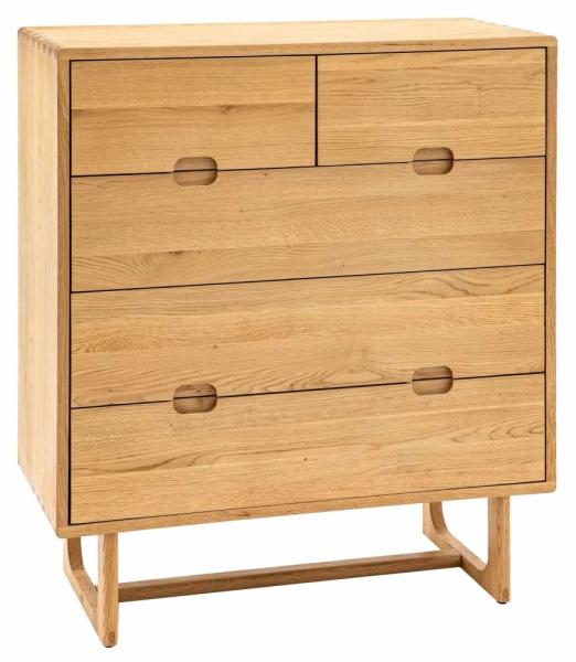 Craft Natural 5 Drawer Chest