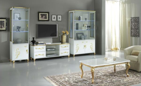 Sofia White Italian Coffee Table