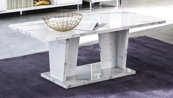 Vittoria White Italian Coffee Table