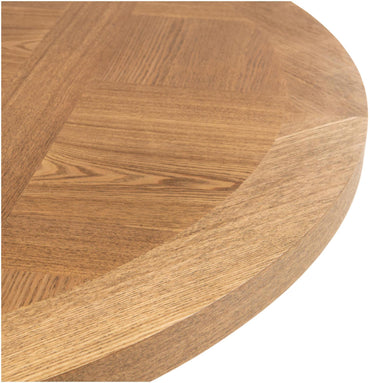 Carson Oak 4 Seater Round Dining Table