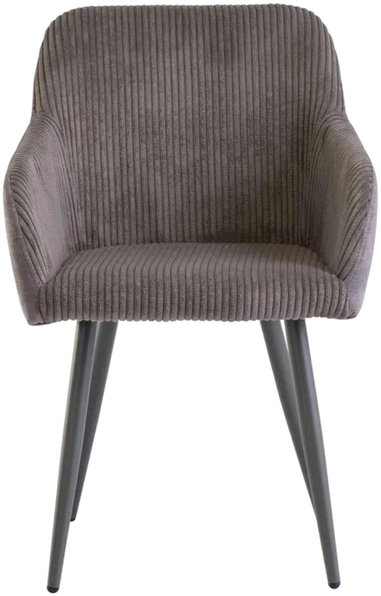 Gavi Brown Velvet Fabric Dining Chair (Sold in Pairs)