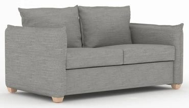 Oliver Dalton Steel Grey Fabric 2 Seater Sofabed