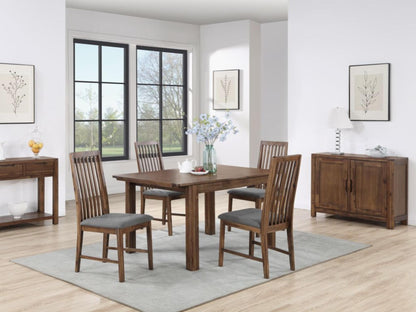 Monterey Acacia Wood 4 Seater Extending Dining Table