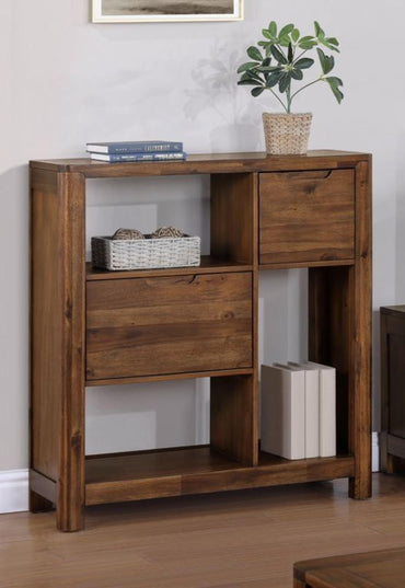 Monterey Acacia Wood Compact Bookcase