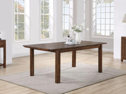 Monterey Acacia Wood Large 6 Seater Extending Dining Table