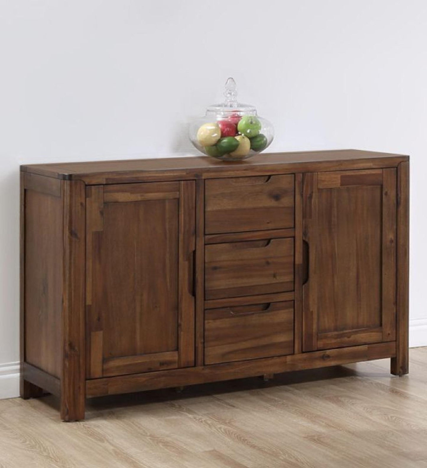 Monterey Acacia Wood 2 Door 3 Drawer Sideboard