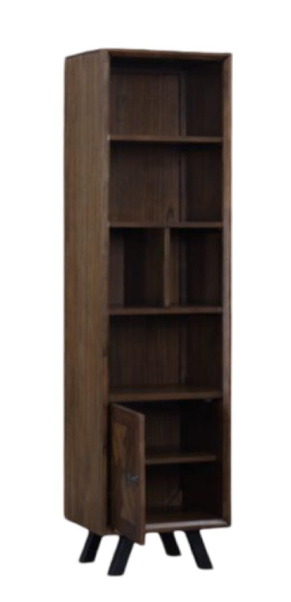 Nevada Mindi Wood 1 Door Single Bookcase