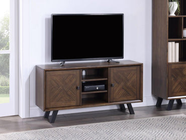 Nevada Mindi Wood 2 Door Straight TV Unit