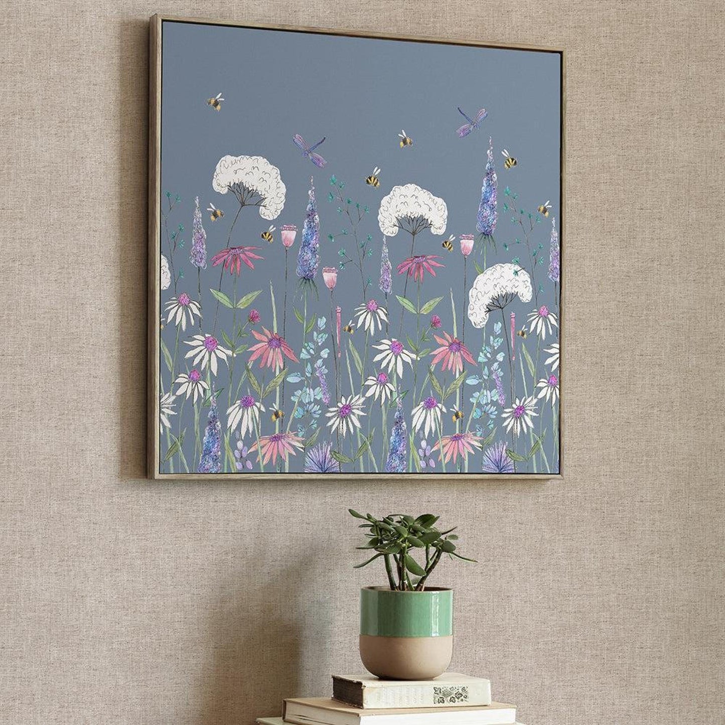 Voyage Maison Hermione Bluebell Framed Canvas