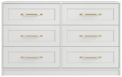 Austen White 6 Drawer Chest