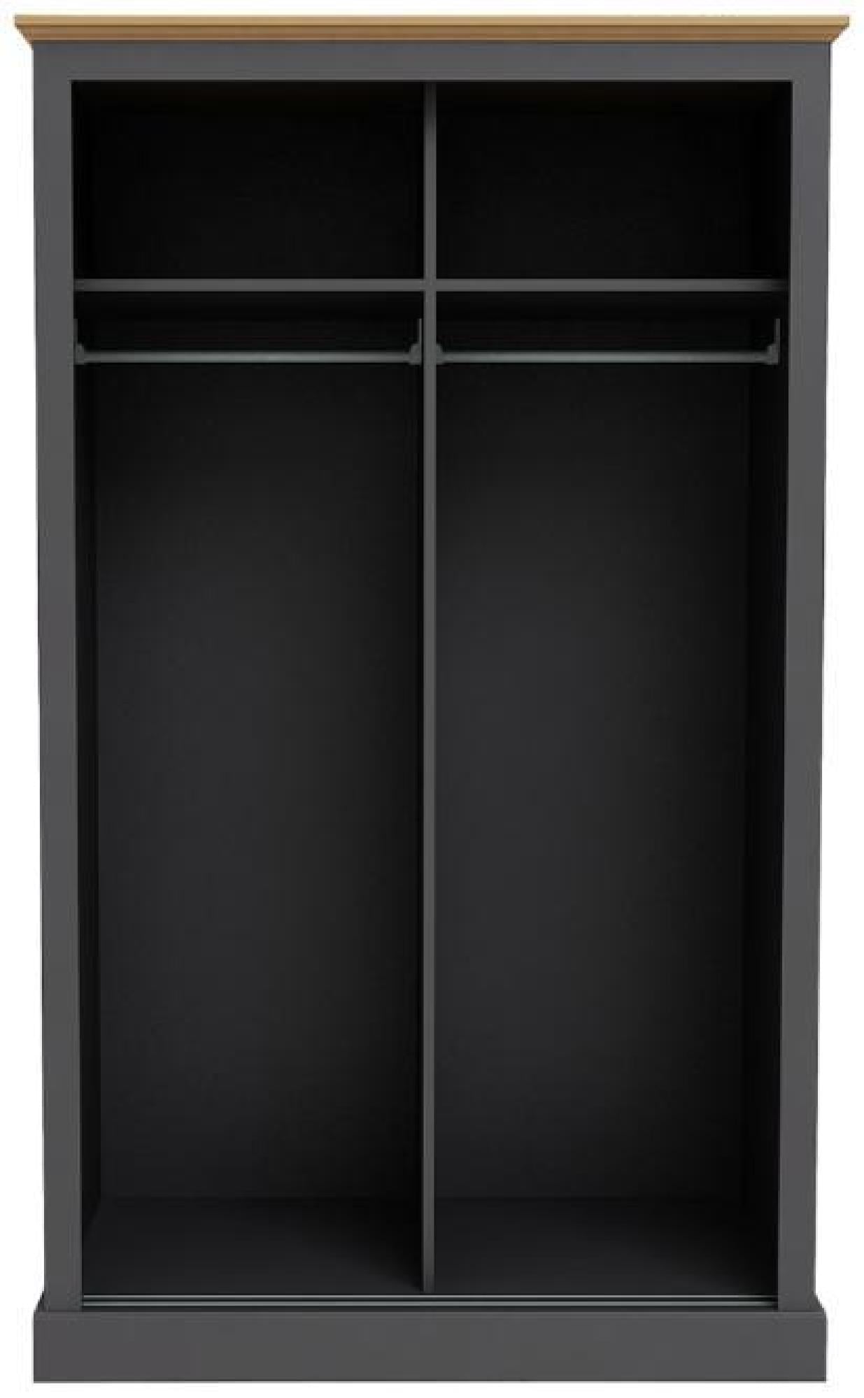 Devon Charcoal 2 Door Sliding Wardrobe