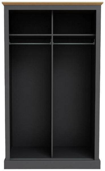 Devon Charcoal 2 Door Sliding Wardrobe