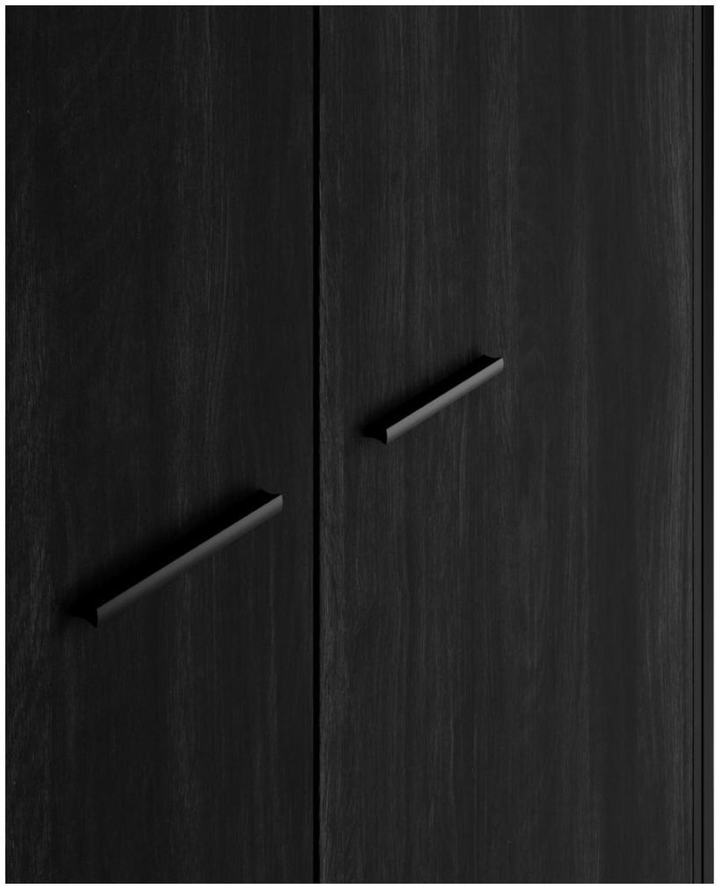 Hoxton Black 2 Door Wardrobe