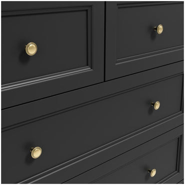 Ives Black 4 Drawer Chest