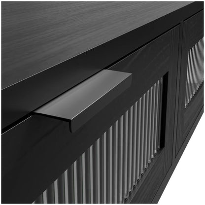 Lincoln Matte Black Console Table