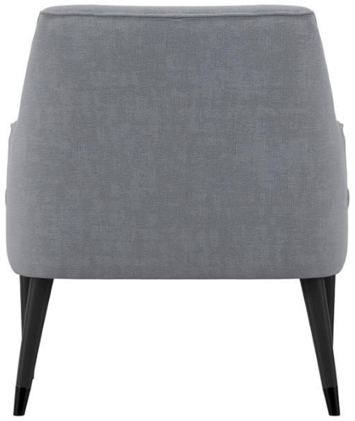 Montana Soft Grey Linen Blend Fabric Accent Chair