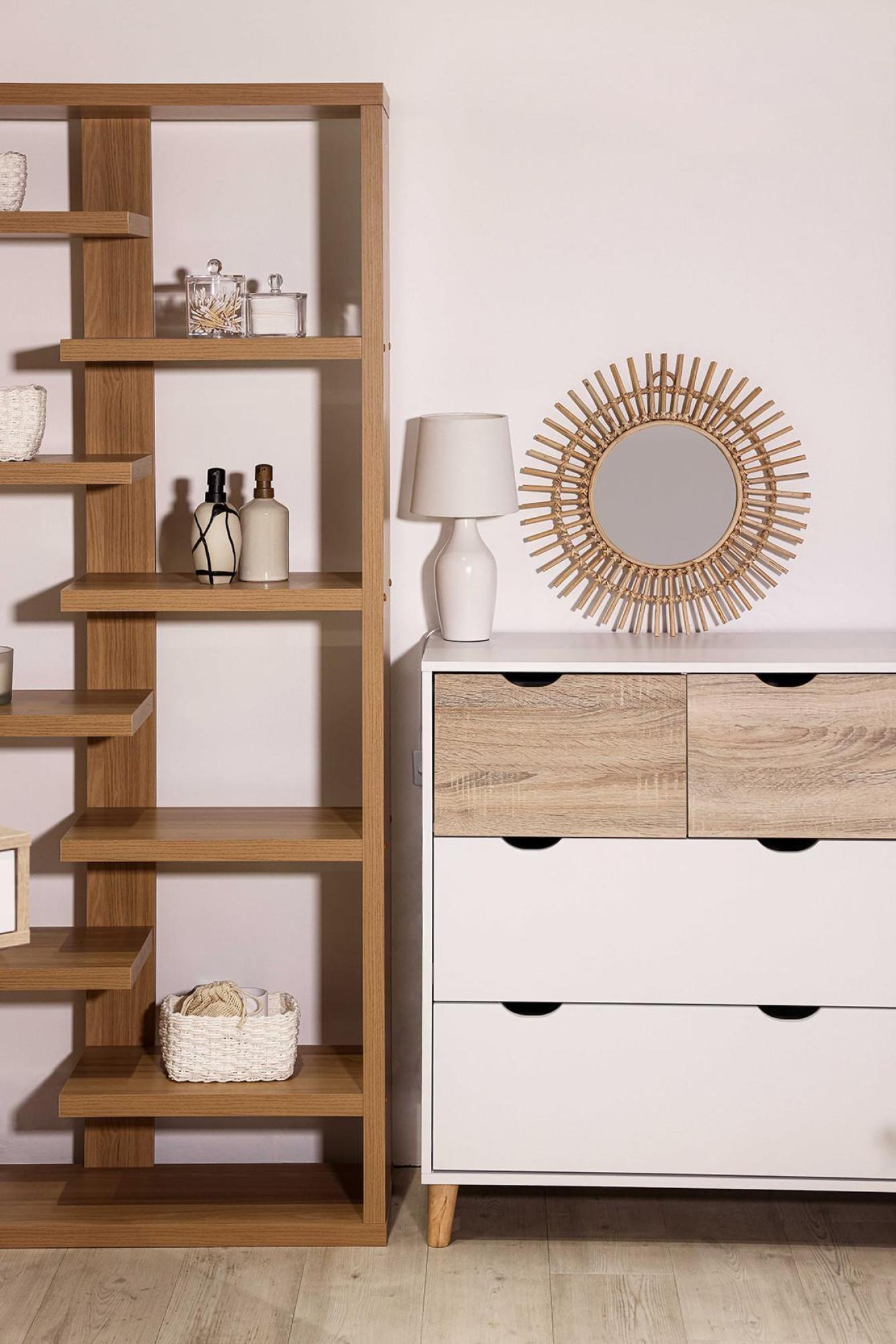 Stockholm White 4 Drawer Chest