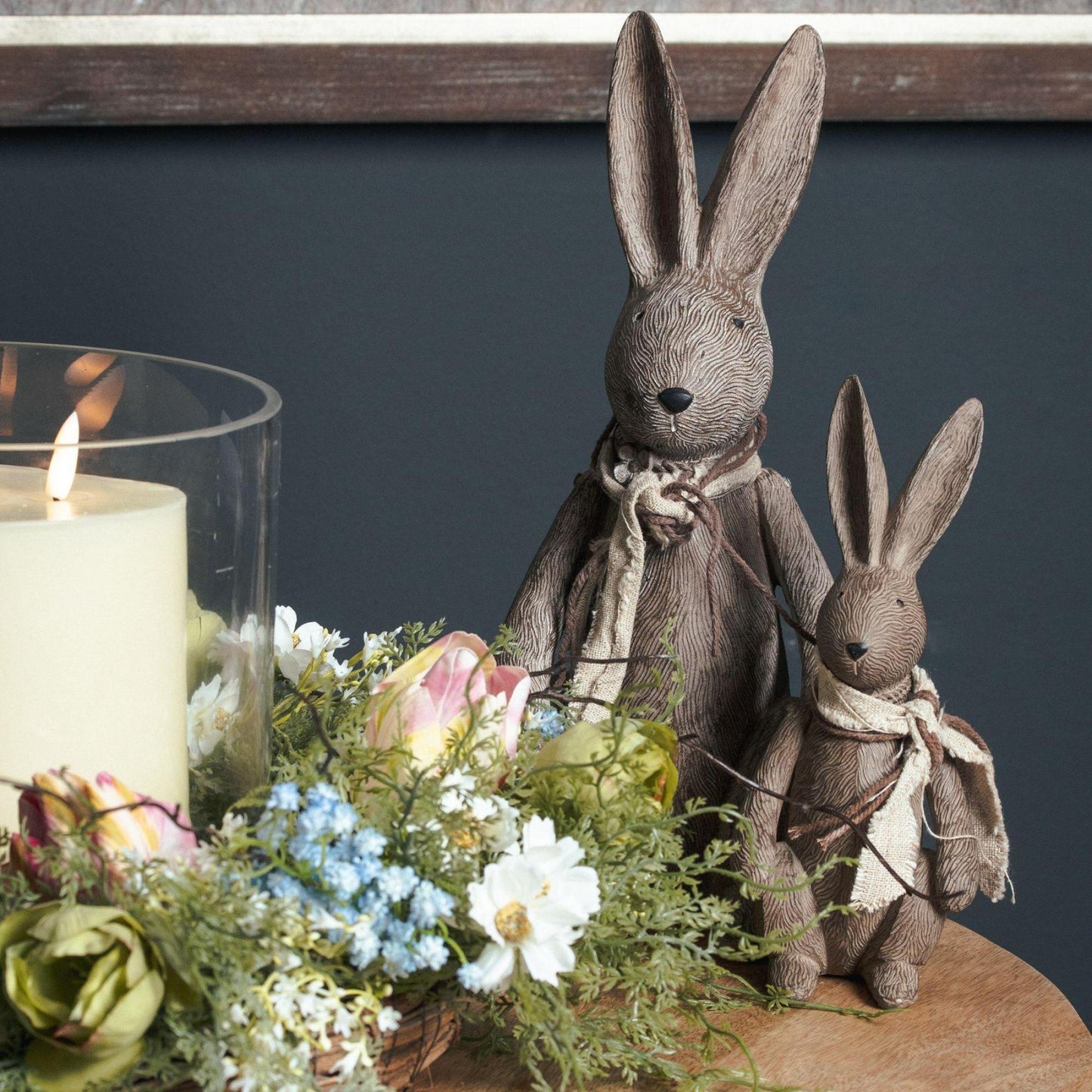 Resin Large Winter Bunny Rabbit