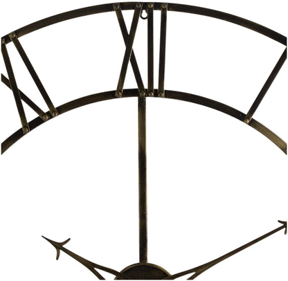 Brass Metal Large Skeleton Clock - 100cm x 100cm