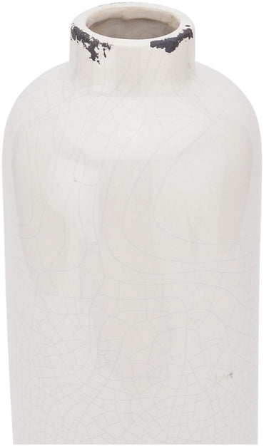 Garda White Ceramic Glazed Raine Vase