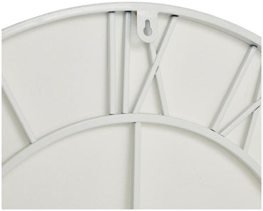 White Metal Skeleton Wall Clock - 70cm x 70cm