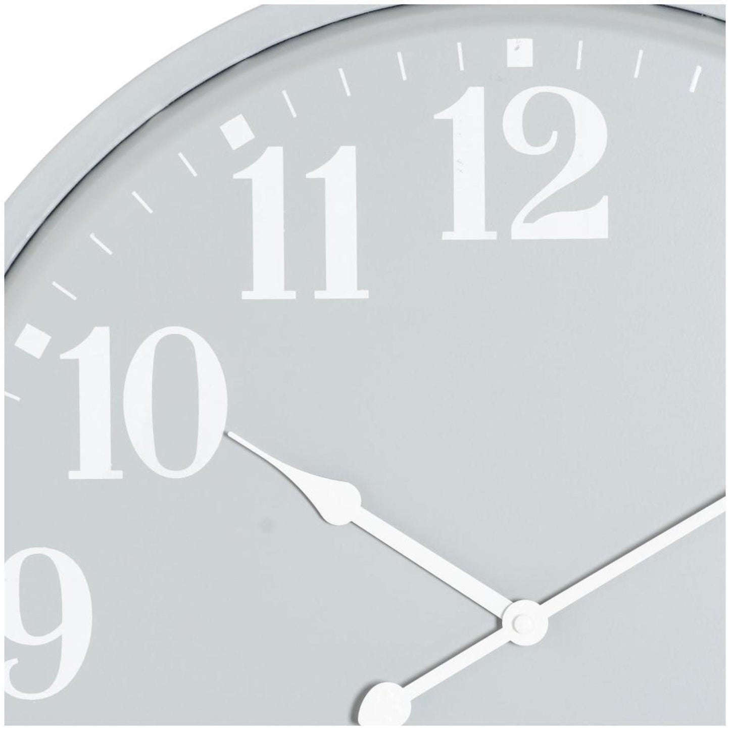 Grey Metal Ashmount Wall Clock - 49cm x 49cm