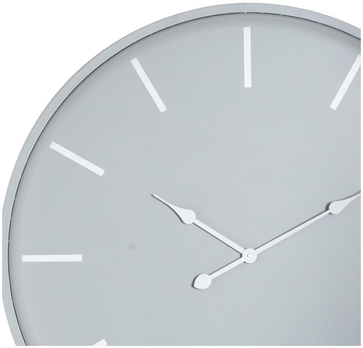 Karlsson Grey Metal Large Wall Clock - 80cm x 80cm