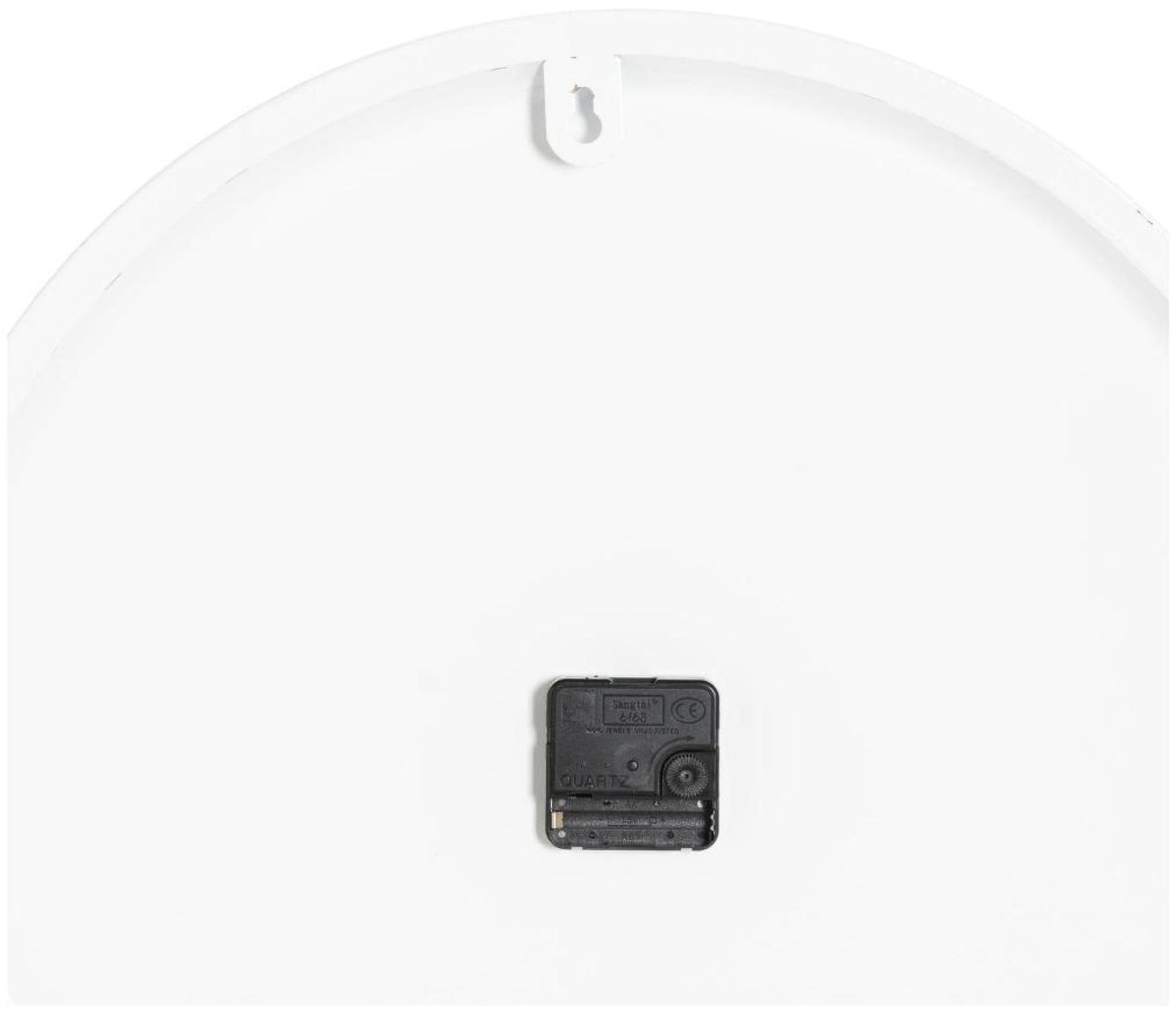 Brandon White Metal Wall Clock - 49cm x 49cm