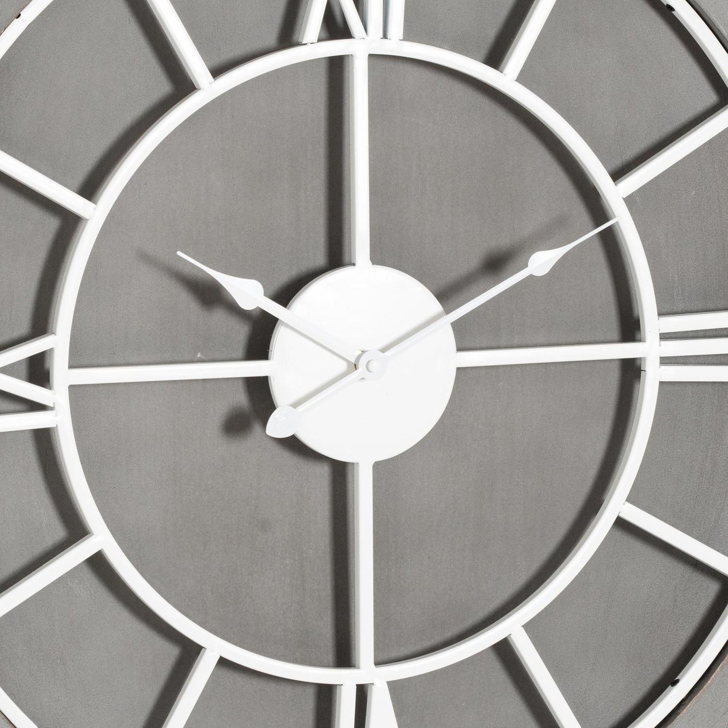 Williston Grey Metal Wall Clock - 60cm x 60cm