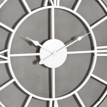 Williston Grey Metal Wall Clock - 60cm x 60cm