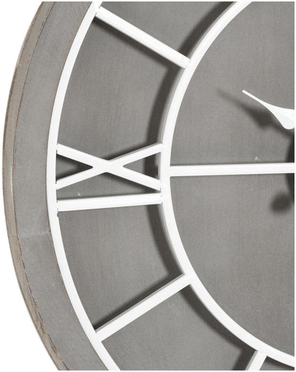 Williston Grey Metal Wall Clock - 60cm x 60cm